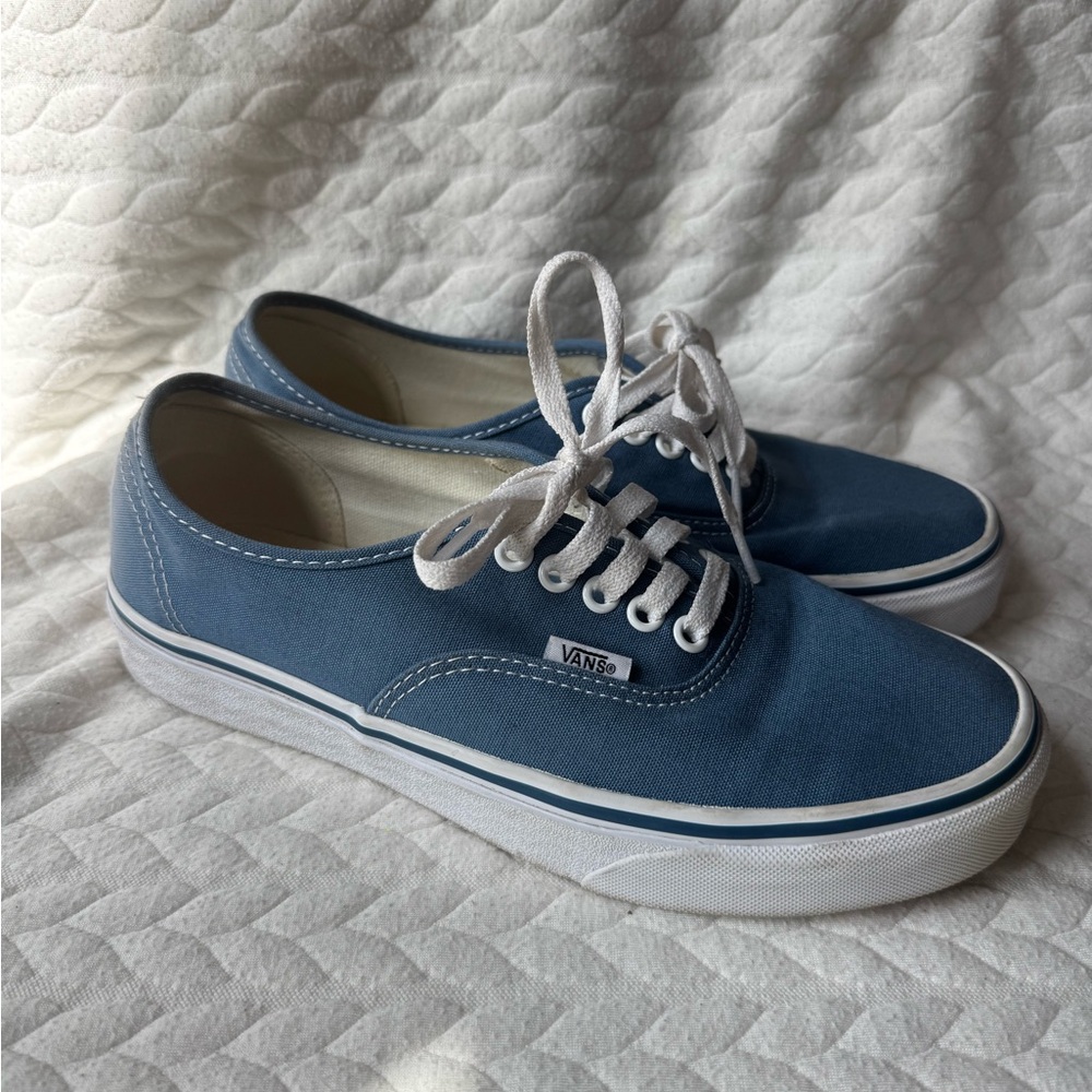 Vans Classic Blue and White Sneakers